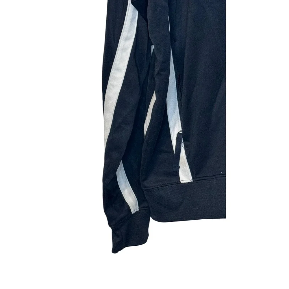 Nike Air Men's Top Spell Out On Back Full Zip‎ Loose Fitted Jacket Black Large